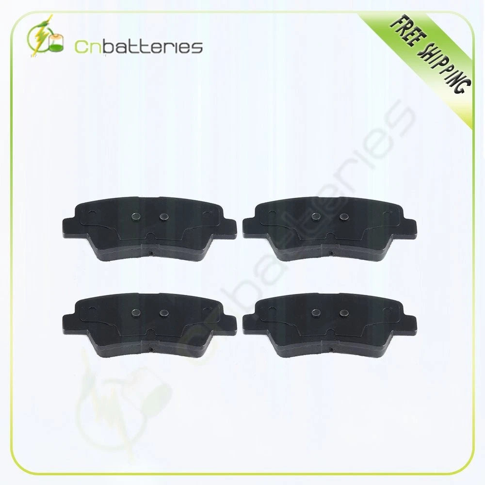 Rear Low Dust Metallic Brake Pads for Hyundai Accent (2012–2017)
