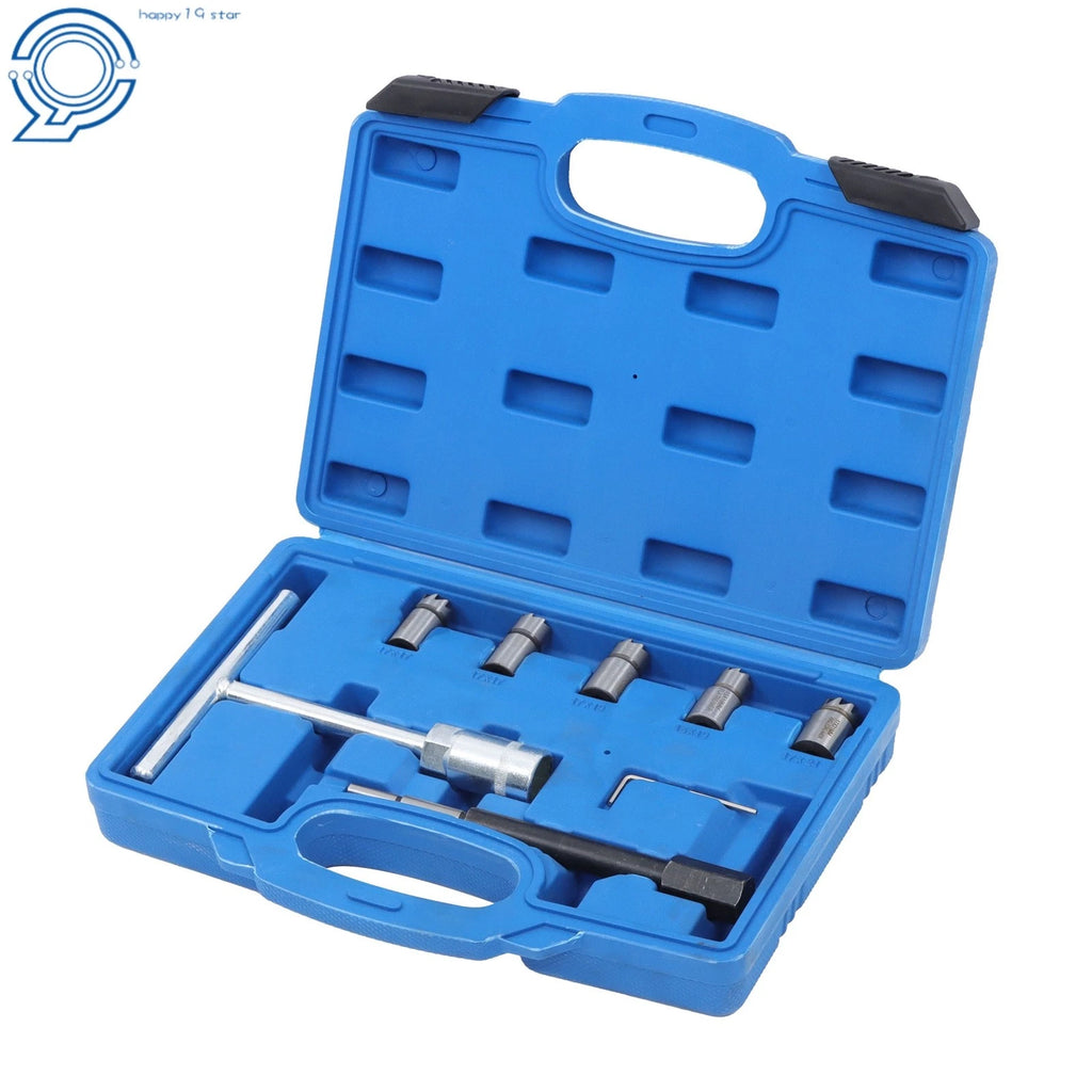7pcs Diesel Injector Seat Cutter Tool for Universal Applications