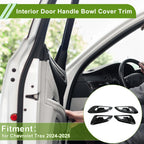 Set of 1 Interior Door Handle Bowl Cover Trim for Chevrolet Trax (2013–2020)