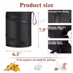 2-Pack Collapsible Pop-Up Waterproof Trash Can for Car Truck (-)