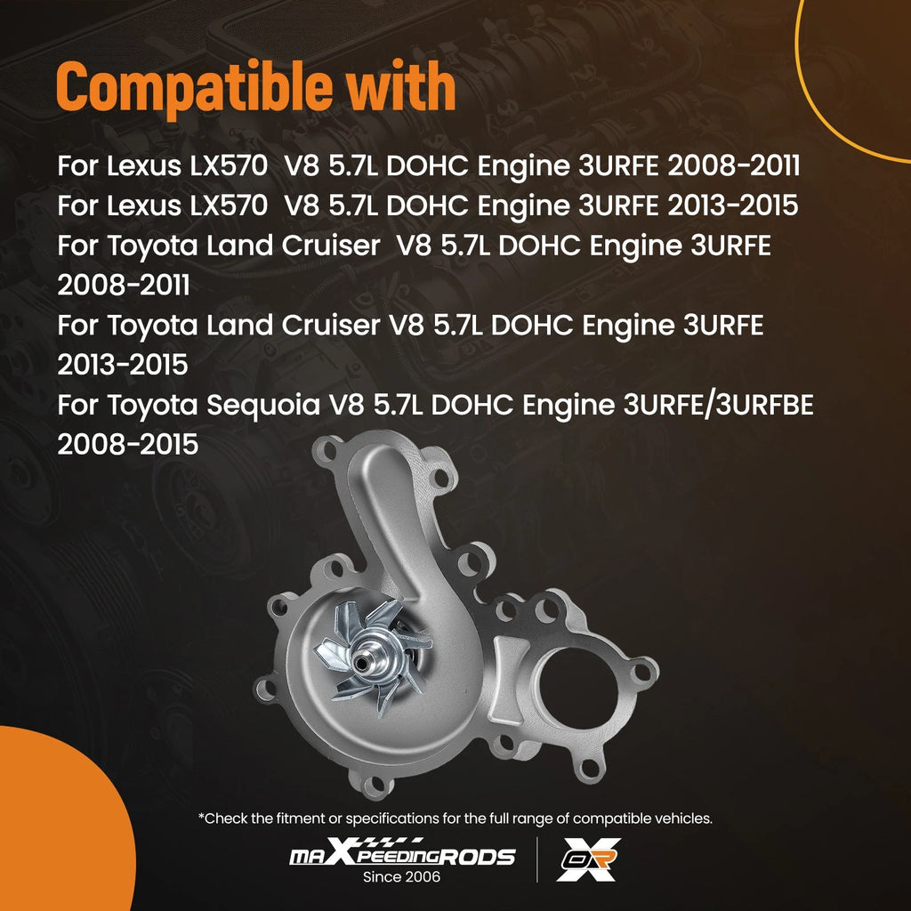 Engine Water Pump for Lexus LX570 Land Cruiser (2008-2015)