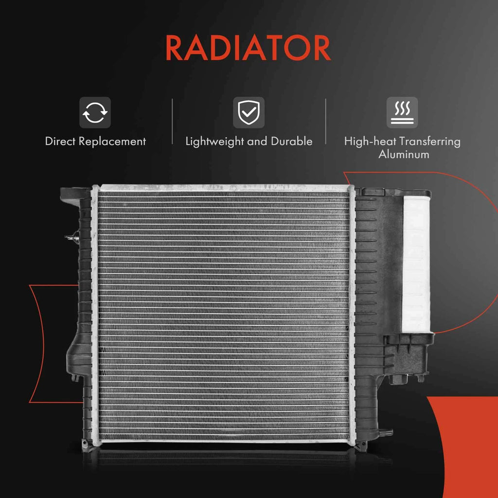 2X Radiator & AC Condenser Cooling Kit for BMW 318i 1991–1998