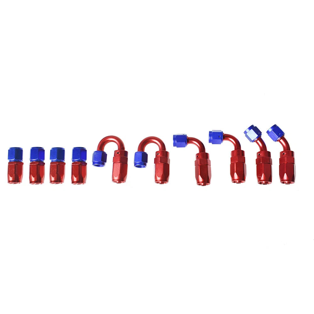 20ft Braided Fuel Hose Line with Swivel Fittings for Universal Applications