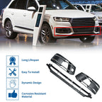 Set of 1 Front Lower Bumper Grille for Audi Q7 (2016–2019) Black ABS