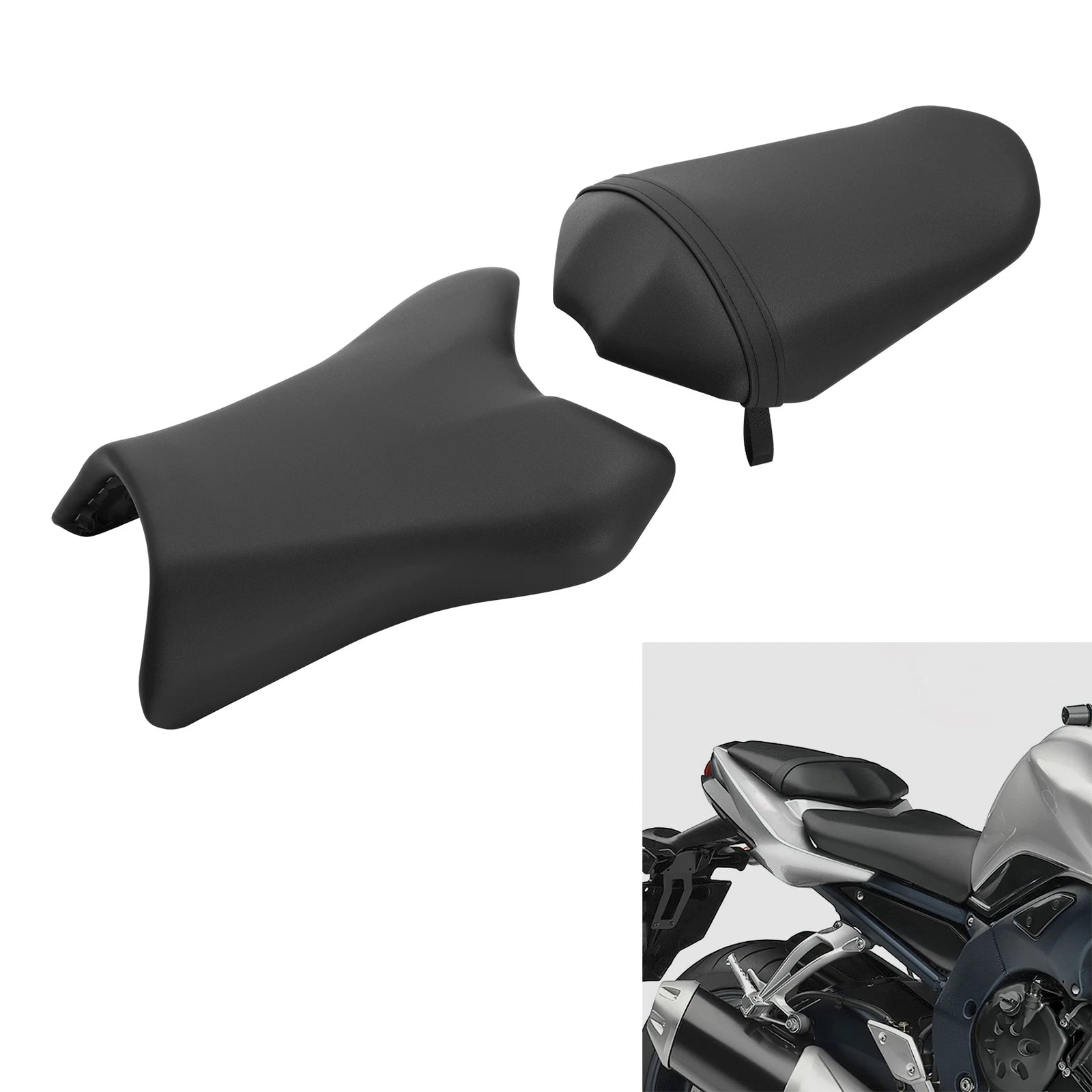 Driver & Passenger Seat for Yamaha FZ1 Fazer FZ1-S (2006–2015)