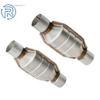 2Pcs 2.5" Universal Catalytic Converter for Chevy Silverado 1500 GMC (2014–2023)