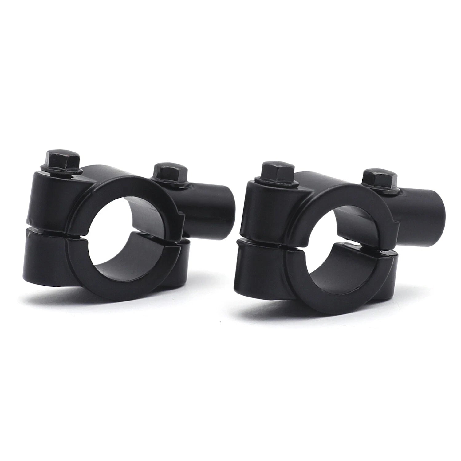 1" 25mm Motorcycle Handlebar Mirror Thread Mount Holder Clamp Adaptor