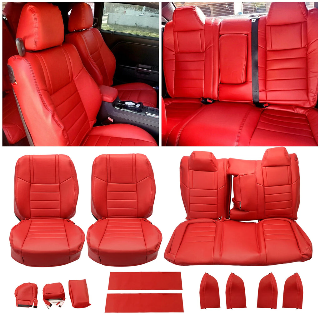 Set of 2 Bucket Seat Covers for Dodge Challenger (2011–2014)