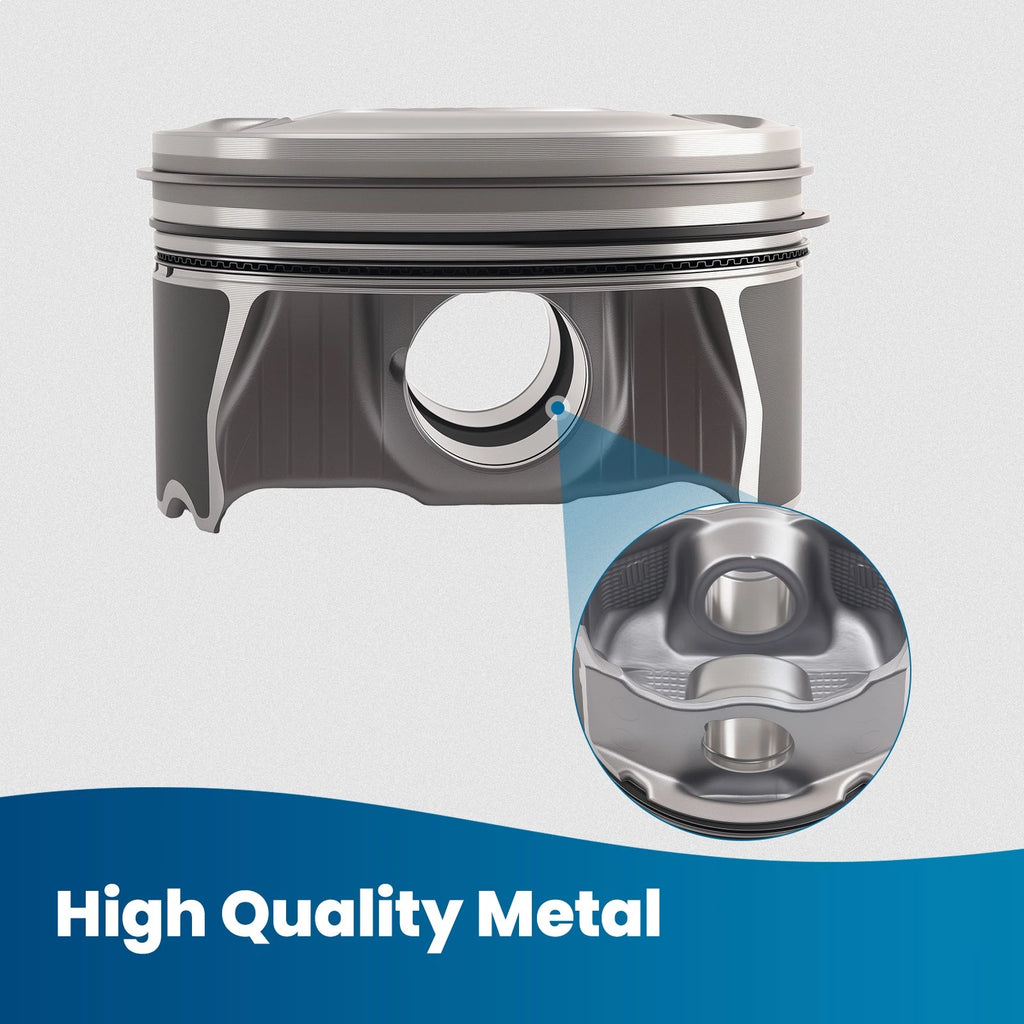 8PCS Engine Pistons Kit for Mercedes GL450 GL550 GLS550 (2013–2019)