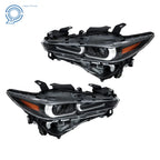 Clear Lens Pair for Mazda CX-5 (2022–2024) Full LED Headlights Assembly