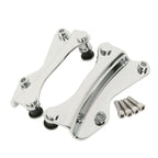 Chrome Sissy Bar Luggage Rack Docking Hardware for Harley Touring (2014-2025)