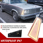 Amber LED Side Marker Lights for Chevrolet Malibu El Camino (1980–1981)