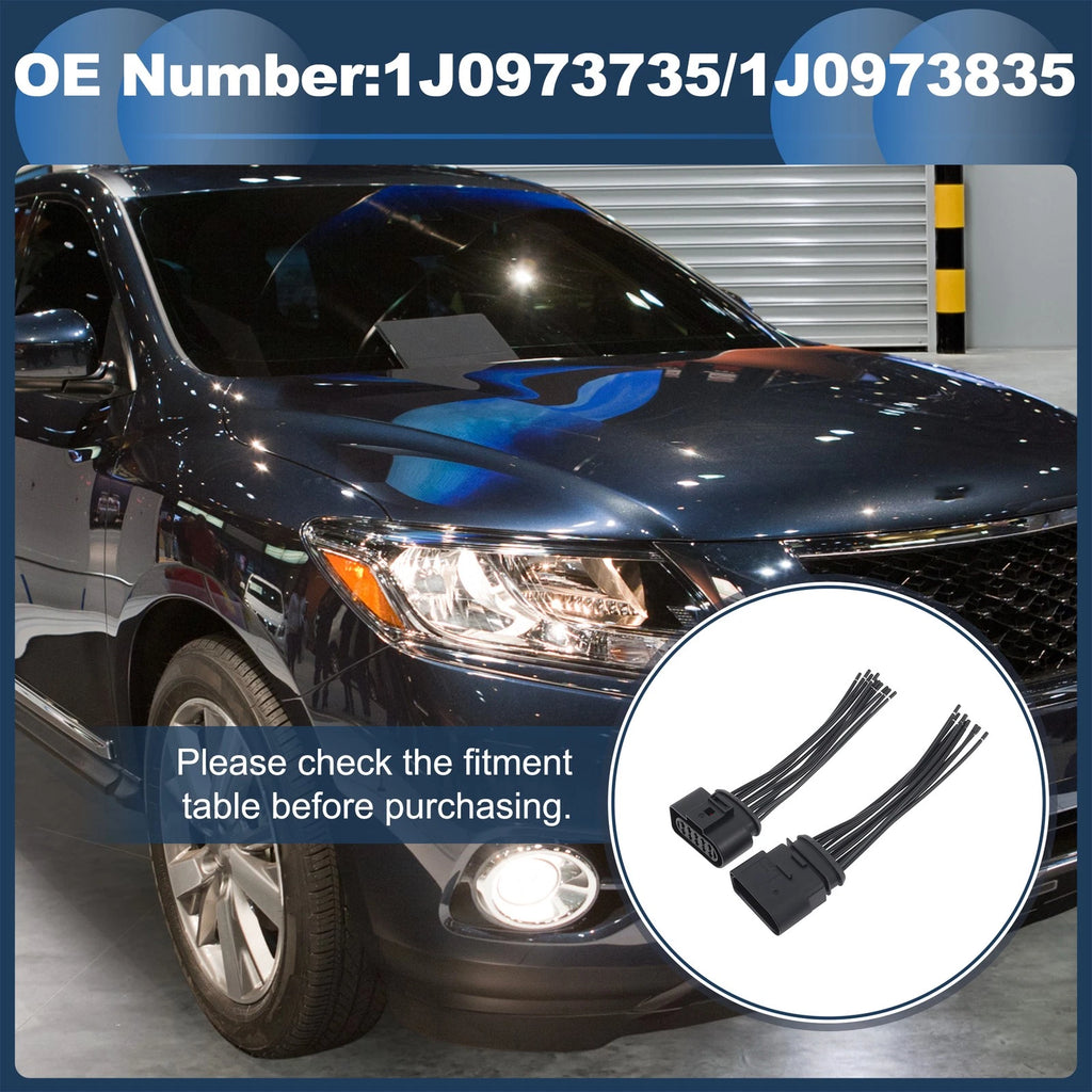 Headlight Cable Repair Kit 1J0973735/1J0973835 for Audi 