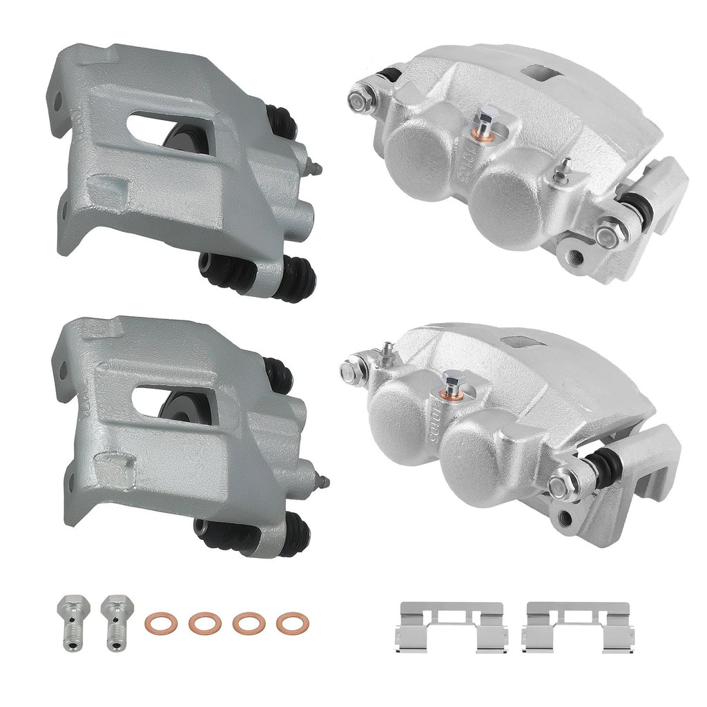 Front Rear Disc Brake Caliper for Ford F-150 Lincoln Mark LT (2004–2008) 18B4974 18B4975