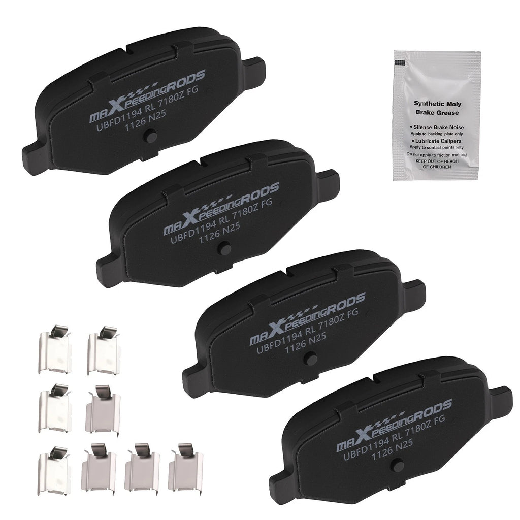 Set of Rear Ceramic Brake Pads for Ford Edge Explorer Flex Taurus Lincoln MKS MKT