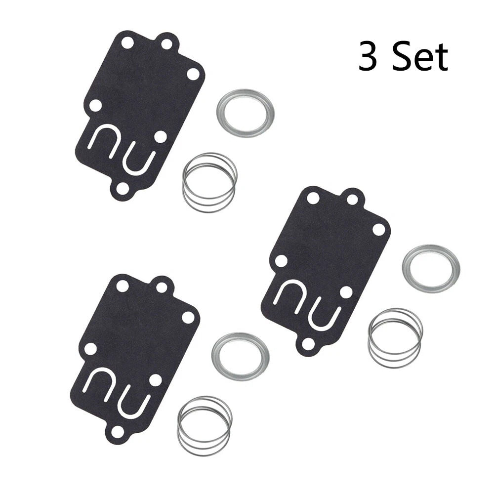 Set of 3 Carburetor Diaphragm Rebuild Kit for B&S (270026, 272538, 272538S, 272637)