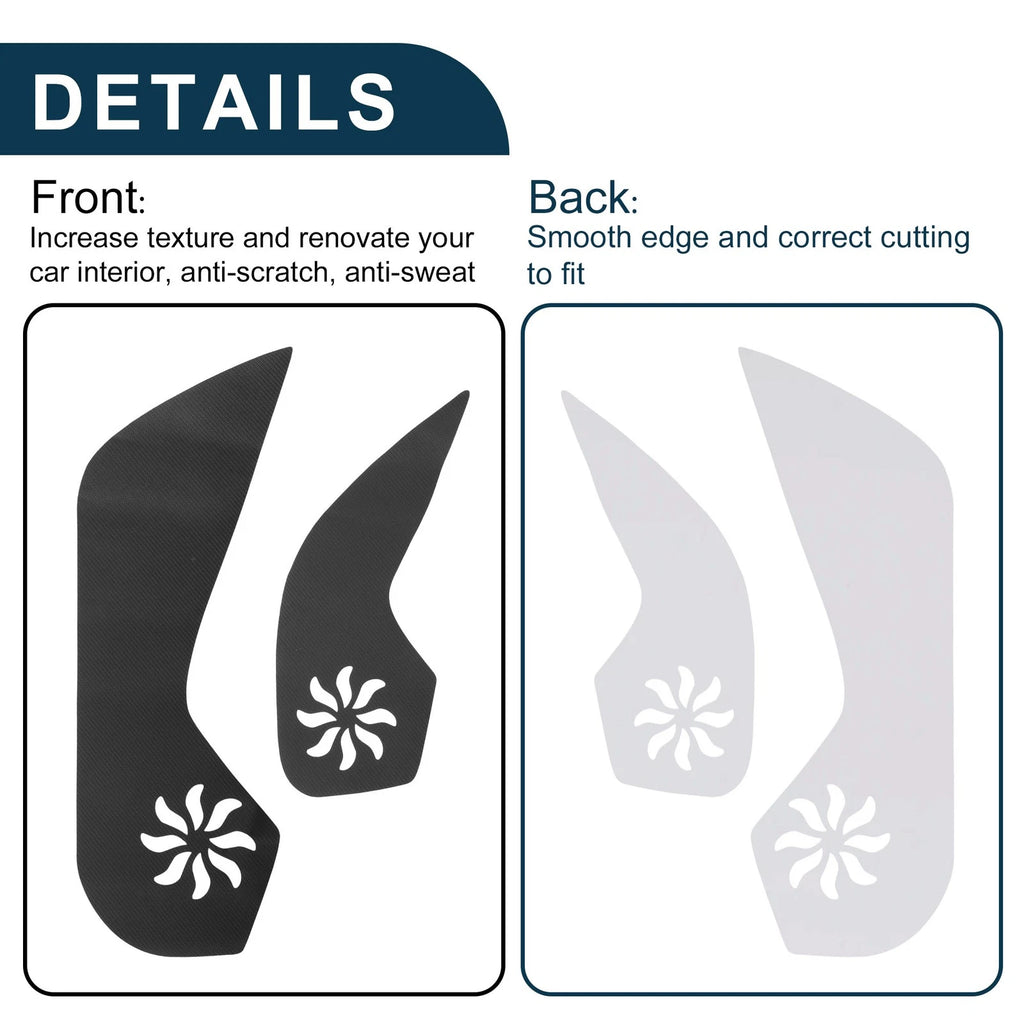 Leather Anti Kick Pad Sticker for Mazda CX-3 (2015–2021) DK Series