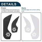 Leather Anti Kick Pad Sticker for Mazda CX-3 (2015–2021) DK Series