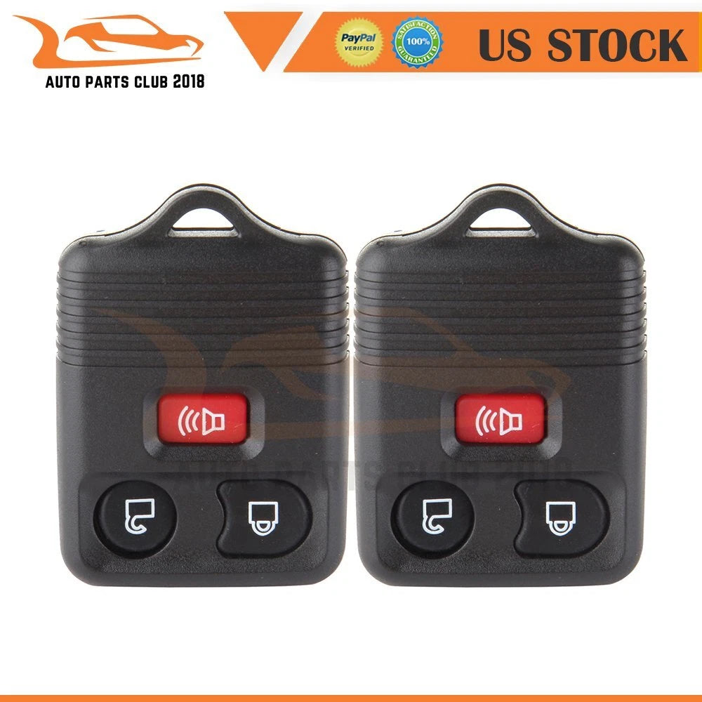 Set of 2 Keyless Key Fob Remote Cases for Ford F150 Expedition (1998–2010)