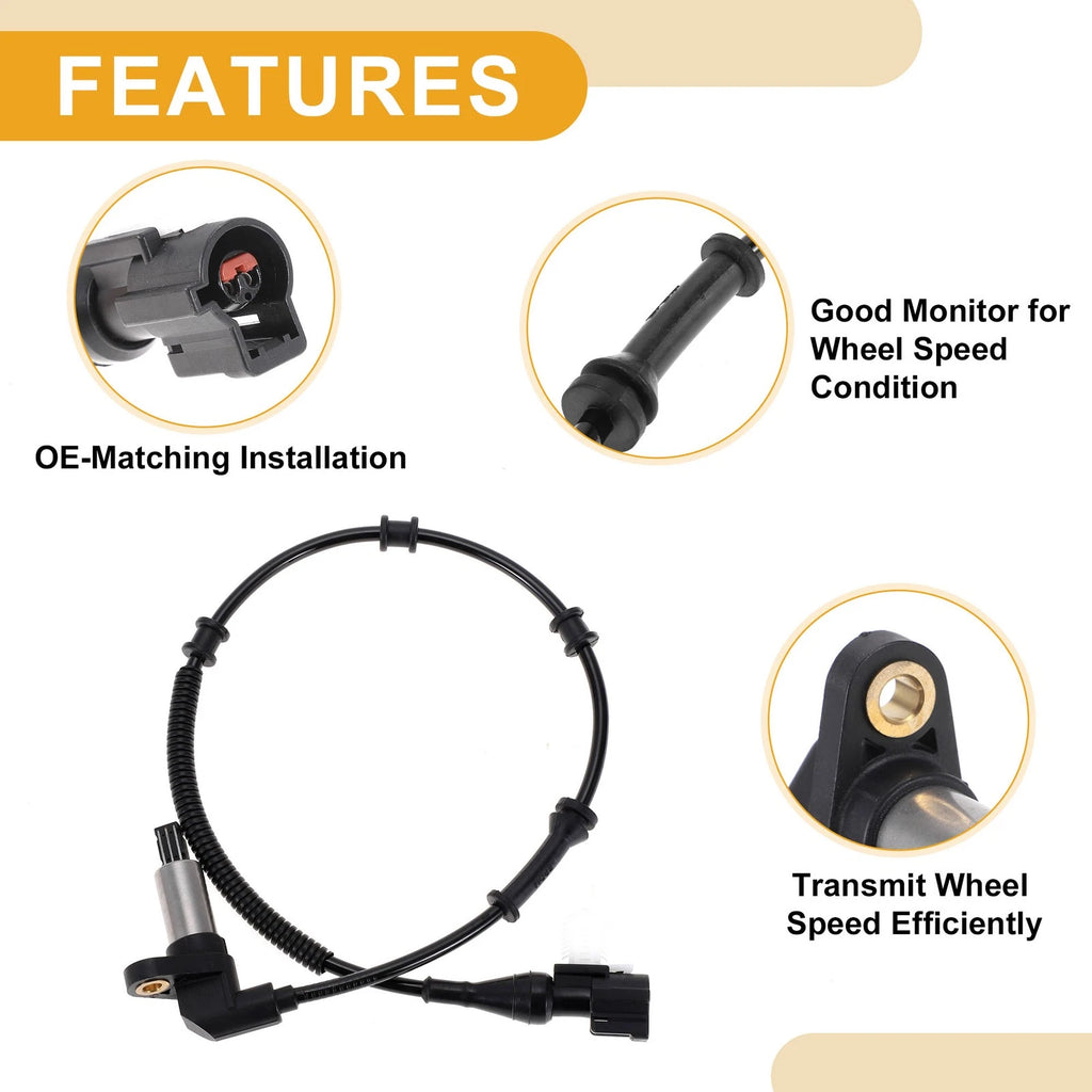ABS Wheel Speed Sensor No. 6C2Z2C204AB for Ford E-150 (2003–2006) Front Left
