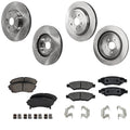 Brake Disc Rotors and Pads Kit for Cadillac CTS (2010–2014)