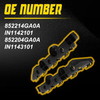 Set of 2 Rear Lower Bumper Support Brackets IN1143101 for Infiniti Q50 (2014–2020)