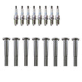 Set of 8 NGK Spark Plugs & Denso Coil Boots for Lexus GS400 LS400 (1998–2000)