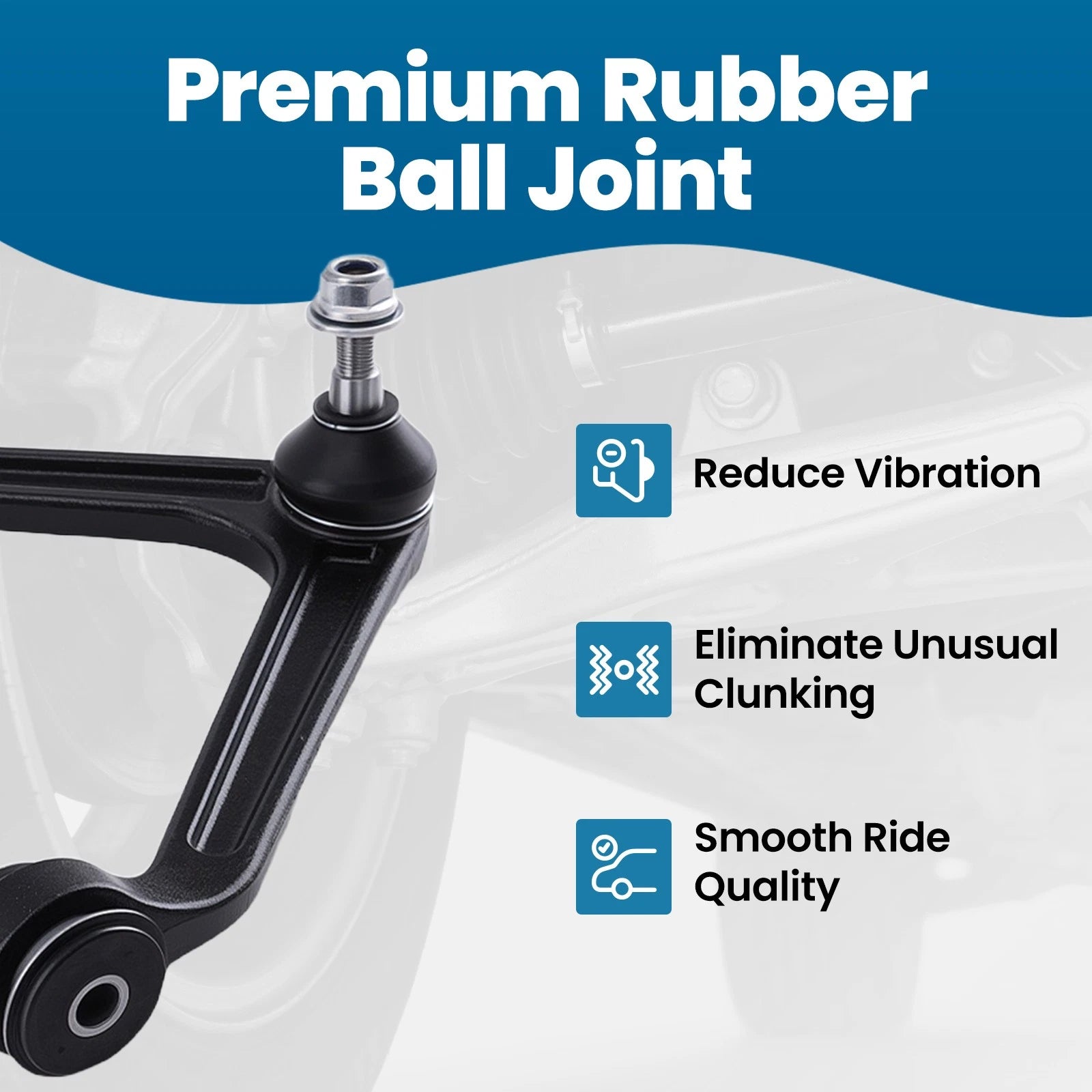 4x Front Upper Control Arms Ball Joints for Dodge Durango Aspen (2007–2009)