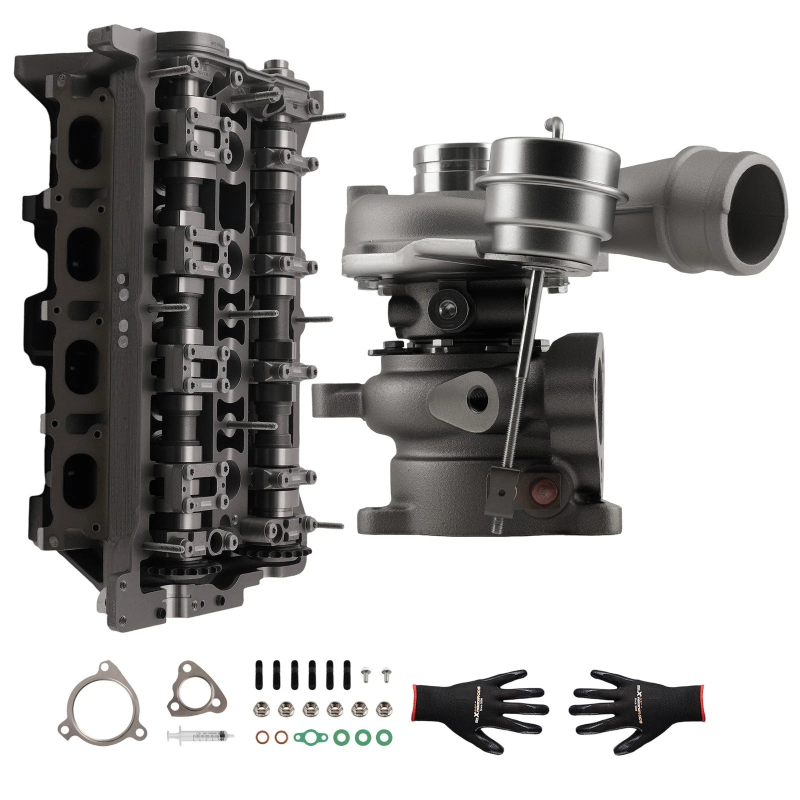 Complete Cylinder Head w/Valves + K04 Turbocharger 53049880023 for Audi TT (1999–2006)
