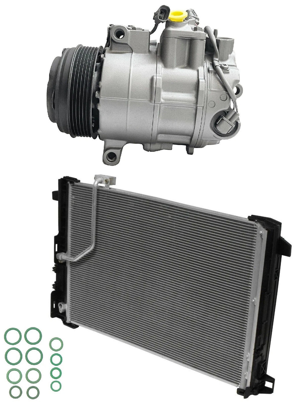 A/C Compressor Kit With Condenser for Mercedes GLK250 (2014–2015)