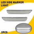 Front Bumper Side Marker Lights Reflectors for Ford Mustang (2010–2014)