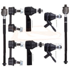 Set of 8 Lower Ball Joints and Tie Rods for Toyota Corolla Geo Prizm (1993–1995)