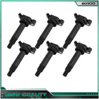 Set of 6 Ignition Coils for Toyota Highlander Sienna Solara (2004–2008)