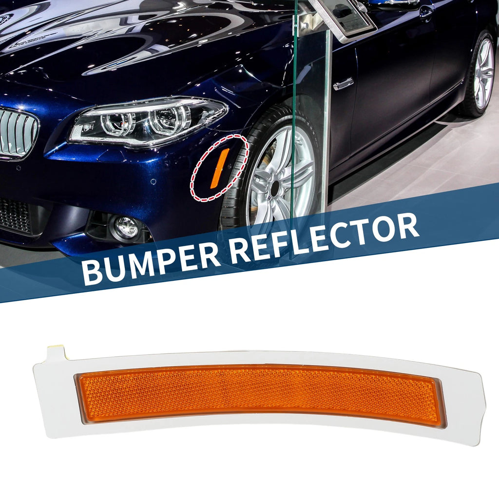 Bumper Reflector No. 63147199627 for BMW 550i GT (2010–2015) 1 Pcs Front Left