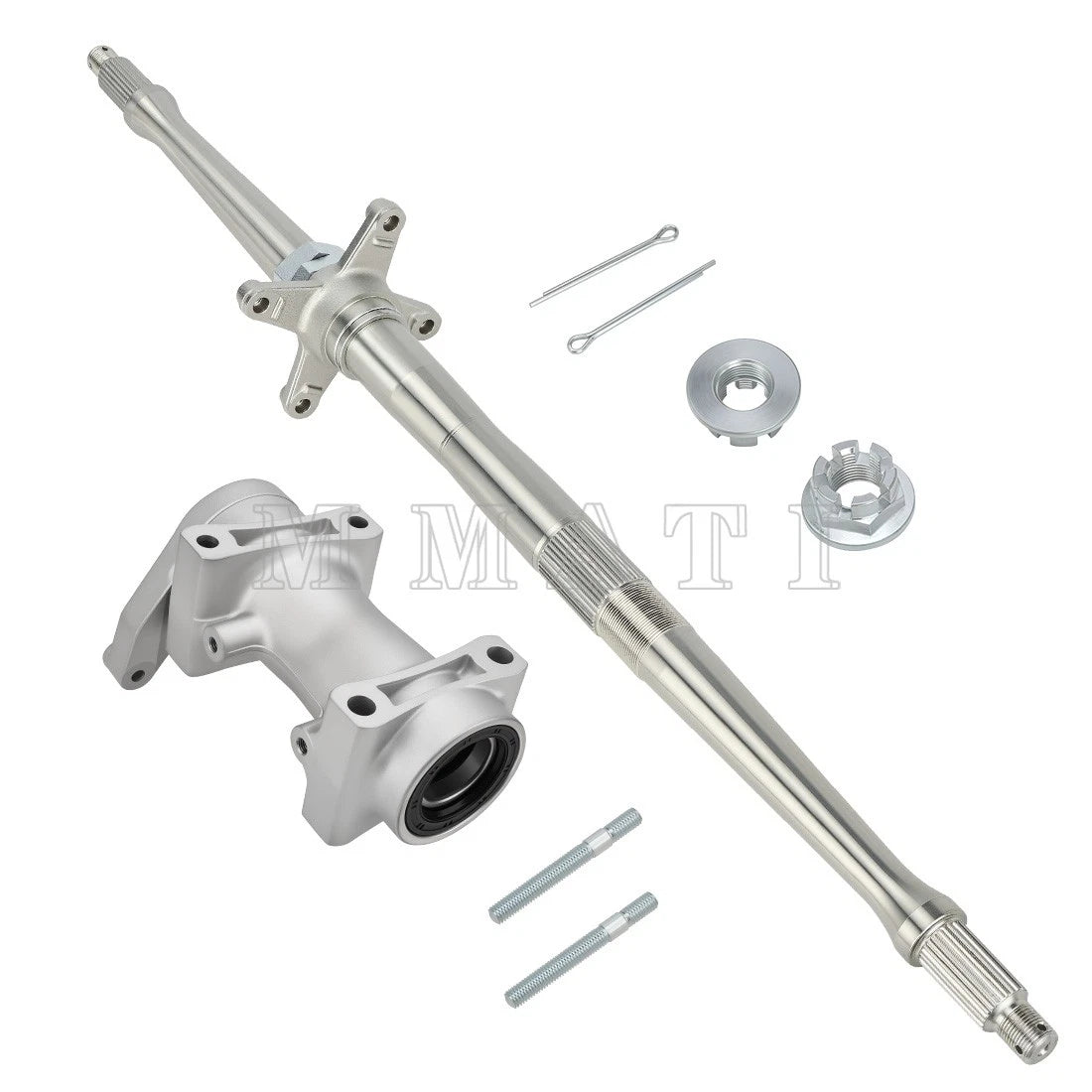 Rear Axle Shaft & Bearing Carrier Hub for Suzuki Quadsport 400 (2003–2008)