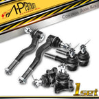 Set of 6 Tie Rod End Ball Joints for Mitsubishi Montero (1992–2000)