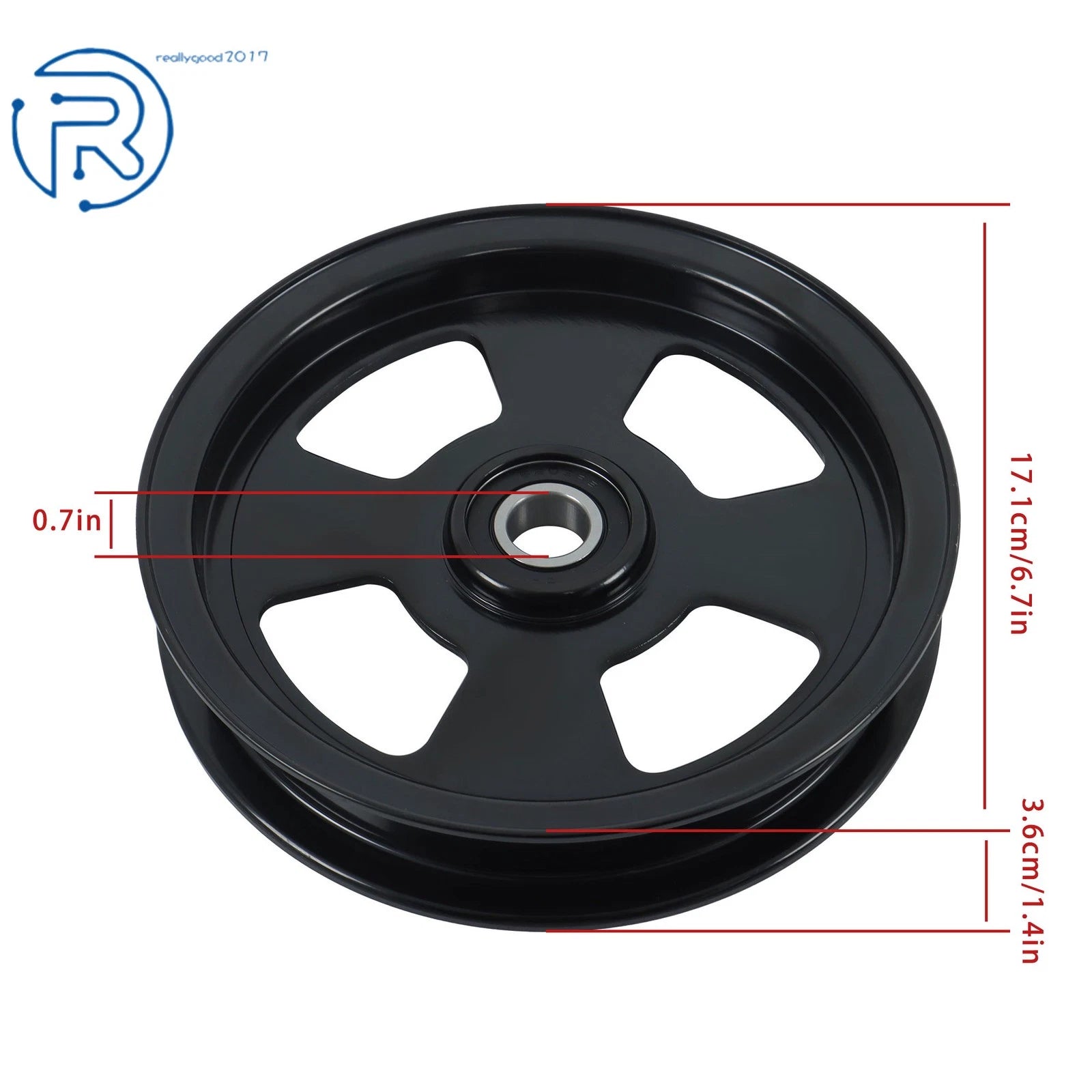 Idler Pulley for Exmark Toro Mower Deck (116-4670, 136-5404, 114-5895, 126-9189)
