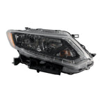 Replacement Passenger Halogen Headlight Assembly w/LED Daytime Running Light