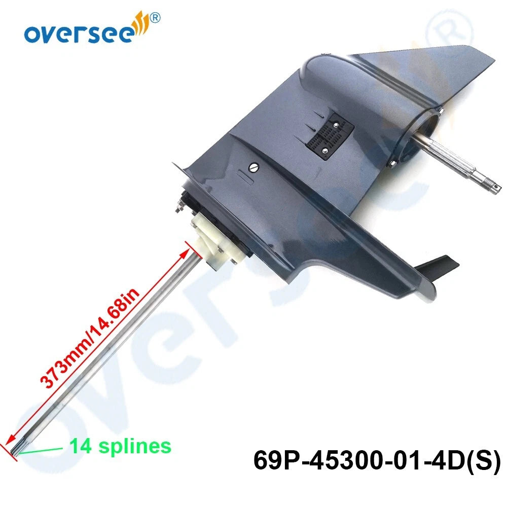 Lower Unit Assembly for Yamaha 2T 25 30HP Outboard (69P-45300-01-4D)