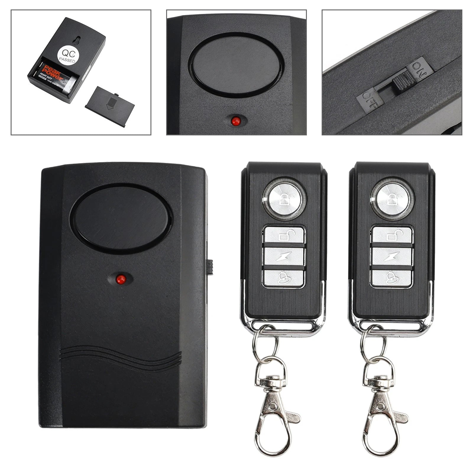 Wireless Remote Control Anti-Theft Alarm System for Motorcycle