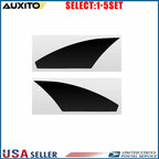 Set of 2 Headlight Foglight Covers for Honda Civic (2022–2025) Smoke Black Vinyl Tint