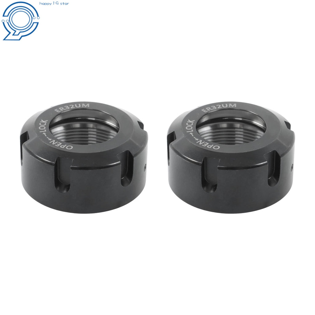 2 Piece Collet Nut Set for Precision CNC Tool Holder