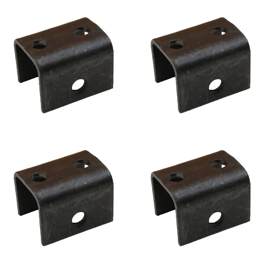 Set of 4 Bolt or Weld On Hangers for Dexter 115917 (1-3/4" Double Eye Spring)