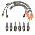 Denso 7mm Wire Set & 6 U-Groove Spark Plugs Kit for Ford Mercury L6