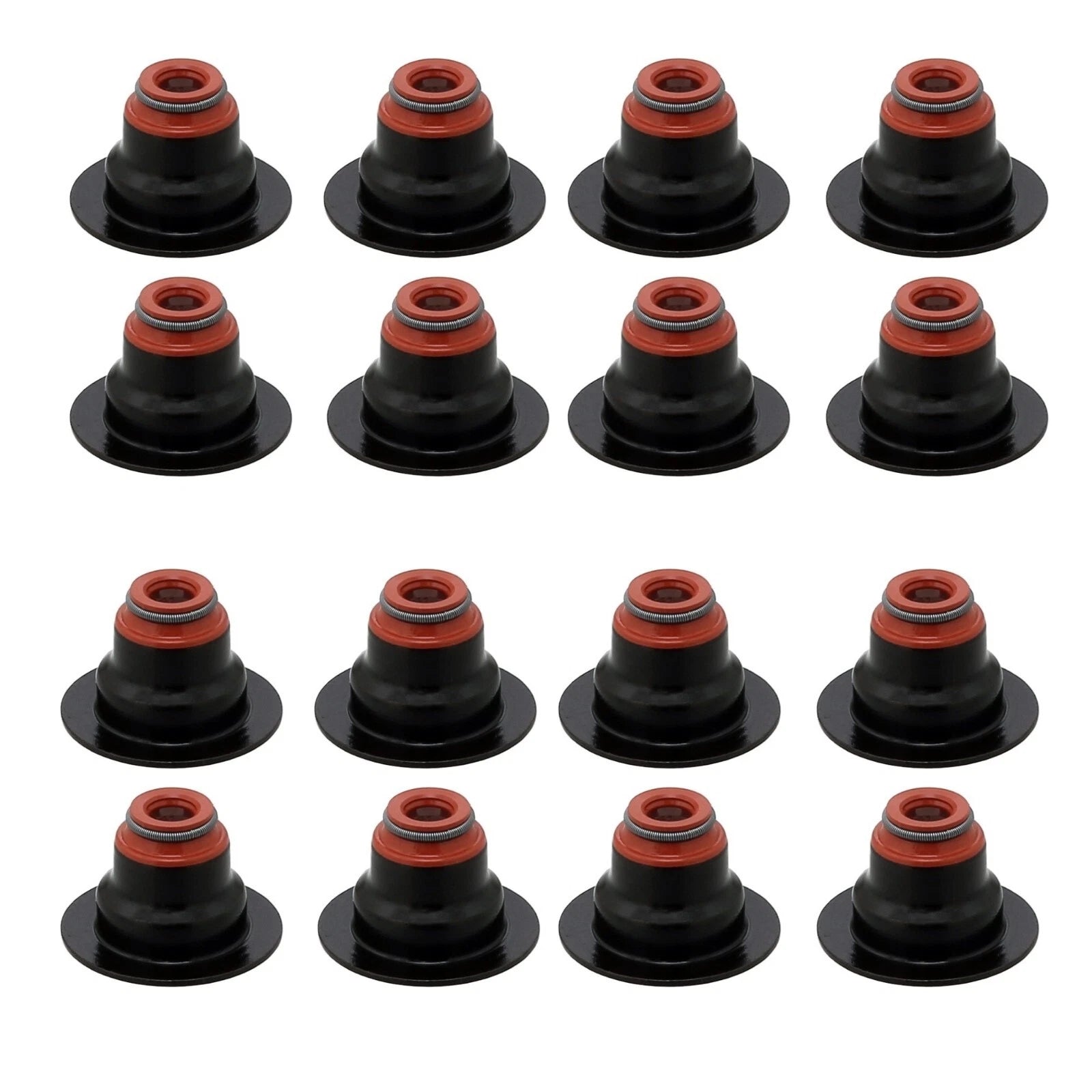 Set of 16 Valve Stem Seals for Buick Cadillac Chevy GMC Pontiac Saab Saturn