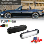 2X Smoke LED Side Marker Lights for Mazda MX-5 Miata (1990–2005)