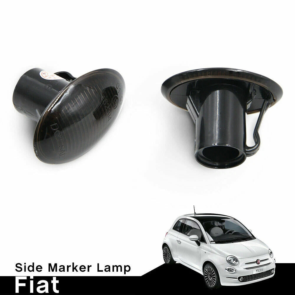 Smoke Lens Side Marker Light Housing for Fiat 500 (2007–2019)