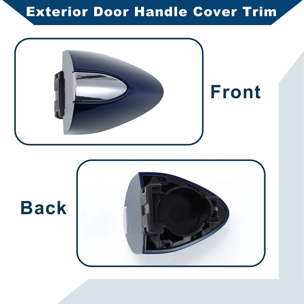 Exterior Door Handle Cover Trim for Buick LaCrosse (2017–2019) Light Blue