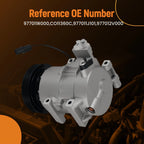 A/C Compressor w/ Clutch for Hyundai Accent Veloster 2011–2017 1.6L DV13