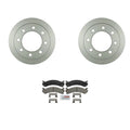 Bosch Rear Disc Brake Rotors & Semi-Met Brake Pads Kit for GMC Sierra 3500 (2001–2002)